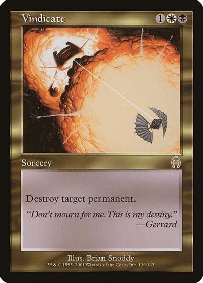 Vindicate Apocalypse Magic card