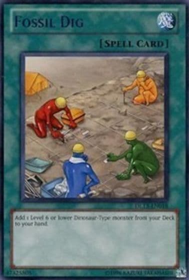 Fossil Dig Blue Duelist League Promo Yu-Gi-Oh! card