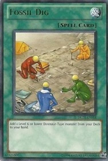 Fossil Dig Green Duelist League Promo Yu-Gi-Oh! card