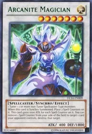 Arcanite Magician Green Duelist League Promo Yu-Gi-Oh! card
