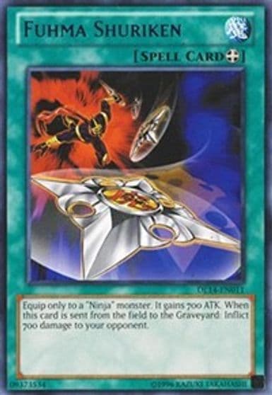 Fuhma Shuriken Purple Duelist League Promo Yu-Gi-Oh! card