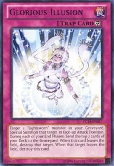 Glorious Illusion Purple Duelist League Promo Yu-Gi-Oh! card