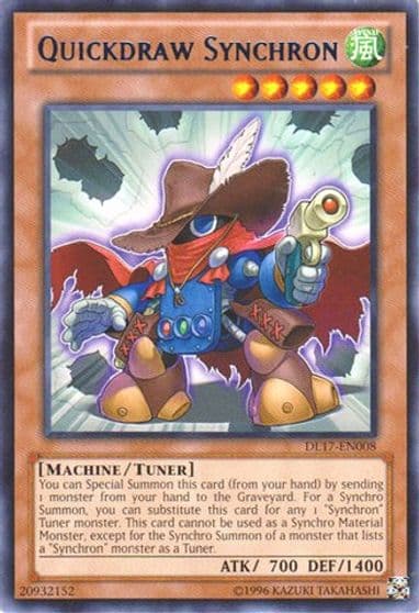 Quickdraw Synchron Blue Duelist League Promo Yu-Gi-Oh! card
