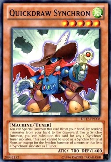 Quickdraw Synchron Purple Duelist League Promo Yu-Gi-Oh! card
