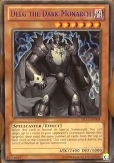 Delg the Dark Monarch Purple Duelist League Promo Yu-Gi-Oh! card