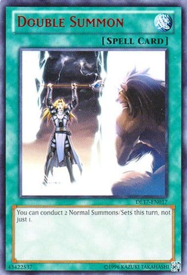 Double Summon Red Duelist League Promo Yu-Gi-Oh! card