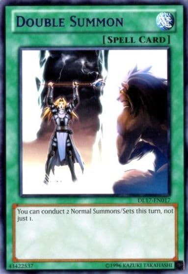 Double Summon Purple Duelist League Promo Yu-Gi-Oh! card