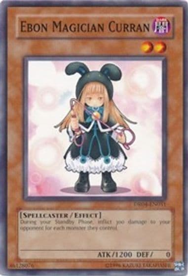 Ebon Magician Curran Dark Revelation Volume 4 Yu-Gi-Oh! card