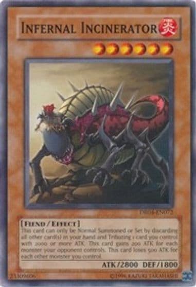 Infernal Incinerator Dark Revelation Volume 4 Yu-Gi-Oh! card