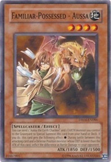Familiar Possessed Aussa Dark Revelation Volume 4 Yu-Gi-Oh! card