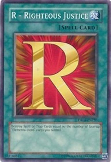 R Righteous Justice Dark Revelation Volume 4 Yu-Gi-Oh! card