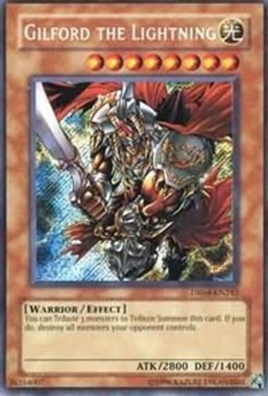 Gilford the Lightning Dark Revelation Volume 4 Yu-Gi-Oh! card