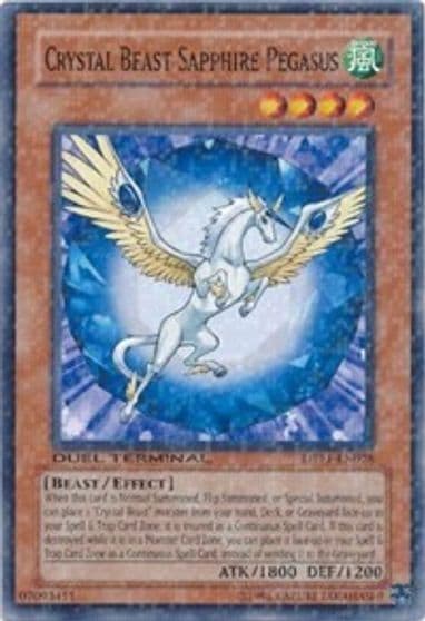 Crystal Beast Sapphire Pegasus Duel Terminal - Preview Yu-Gi-Oh! card