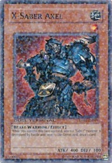 X Saber Axel Duel Terminal 1 Yu-Gi-Oh! card
