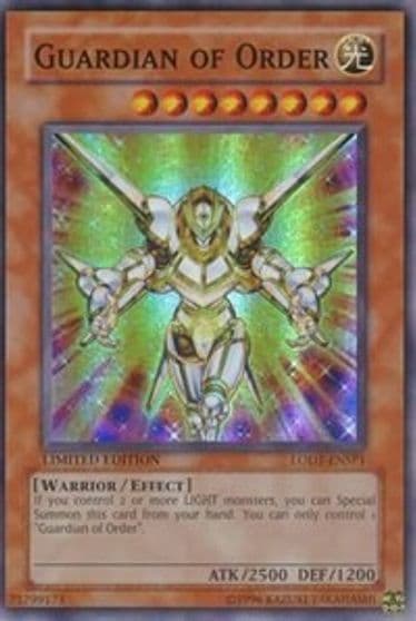 Guardian of Order LODT ENSP1 Light of Destruction Yu-Gi-Oh! card