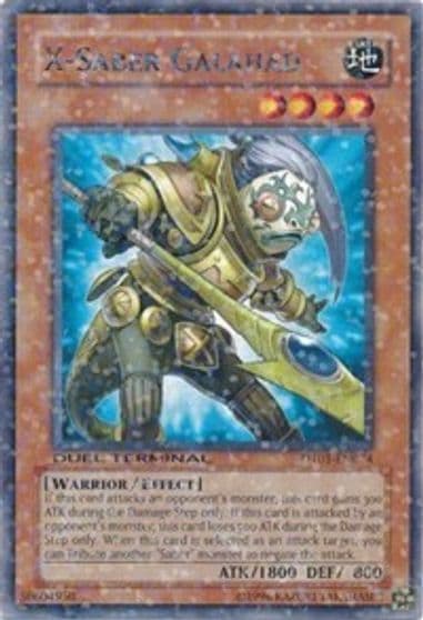 X Saber Galahad Duel Terminal 1 Yu-Gi-Oh! card