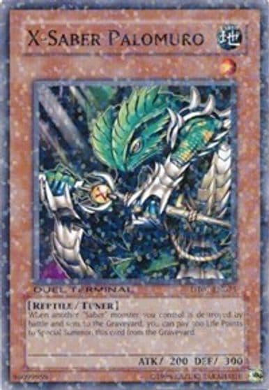 X Saber Palomuro Duel Terminal 1 Yu-Gi-Oh! card