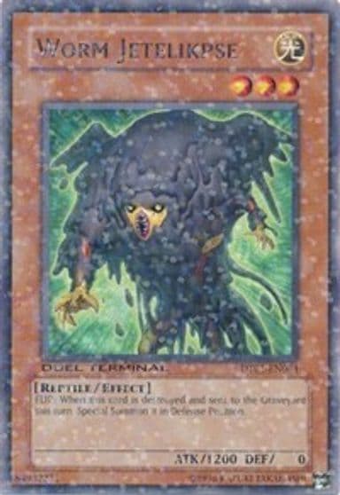 Worm Jetelikpse Duel Terminal 1 Yu-Gi-Oh! card