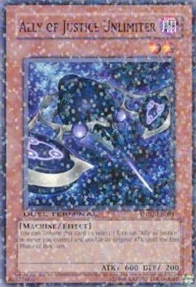 Ally of Justice Unlimiter Duel Terminal 2 Yu-Gi-Oh! card
