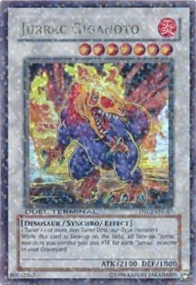 Jurrac Giganoto Duel Terminal 2 Yu-Gi-Oh! card