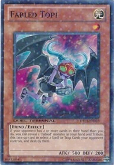 Fabled Topi Duel Terminal 3 Yu-Gi-Oh! card