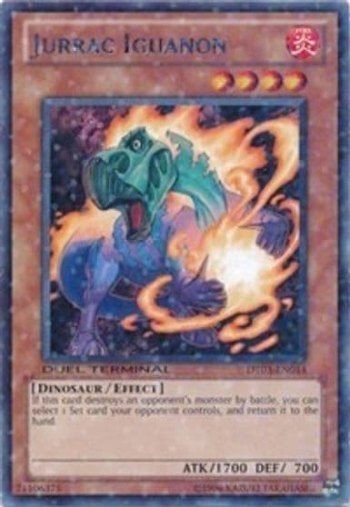 Jurrac Iguanon Duel Terminal 3 Yu-Gi-Oh! card