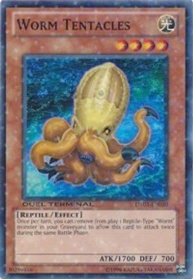Worm Tentacles Duel Terminal 3 Yu-Gi-Oh! card