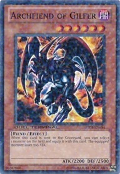 Archfiend of Gilfer Duel Terminal 3 Yu-Gi-Oh! card