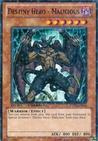 Destiny HERO Malicious Duel Terminal 3 Yu-Gi-Oh! card