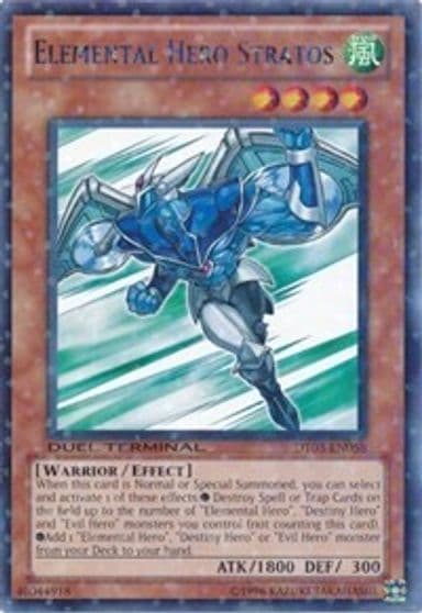 Elemental Hero Stratos Duel Terminal 3 Yu-Gi-Oh! card