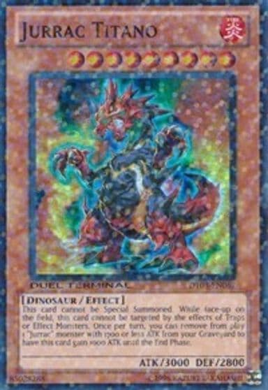 Jurrac Titano Duel Terminal 3 Yu-Gi-Oh! card