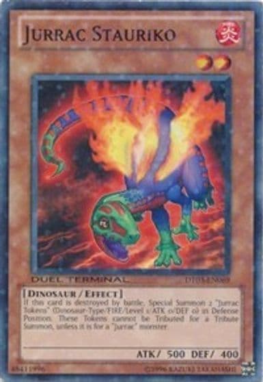 Jurrac Stauriko Duel Terminal 3 Yu-Gi-Oh! card