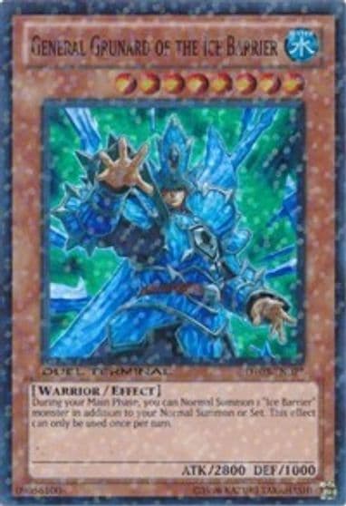 General Grunard of the Ice Barrier Duel Terminal 3 Yu-Gi-Oh! card