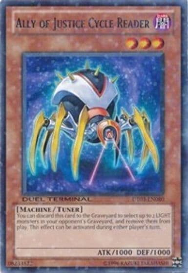Ally of Justice Cycle Reader Duel Terminal 3 Yu-Gi-Oh! card