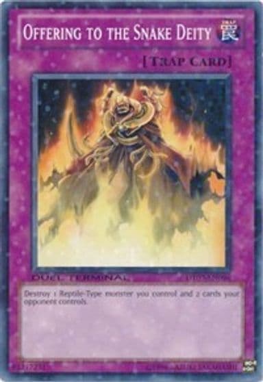 Offering to the Snake Deity Duel Terminal 3 Yu-Gi-Oh! card
