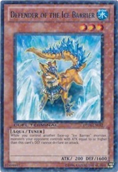 Defender of the Ice Barrier Duel Terminal 4 Yu-Gi-Oh! card