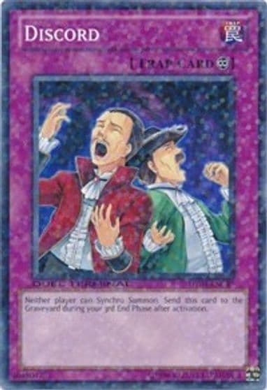Discord Duel Terminal 4 Yu-Gi-Oh! card