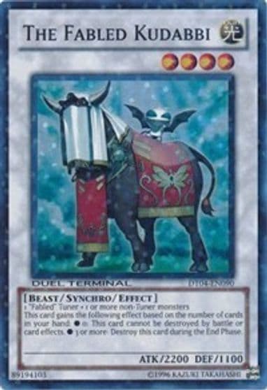 The Fabled Kudabbi Duel Terminal 4 Yu-Gi-Oh! card