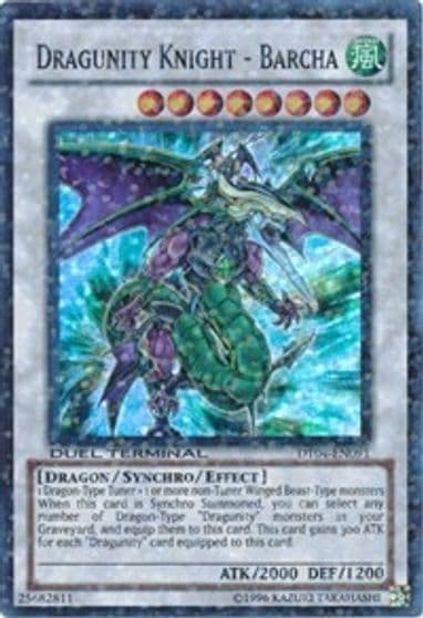 Dragunity Knight Barcha Duel Terminal 4 Yu-Gi-Oh! card