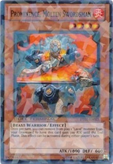 Prominence Molten Swordsman Duel Terminal 5 Yu-Gi-Oh! card