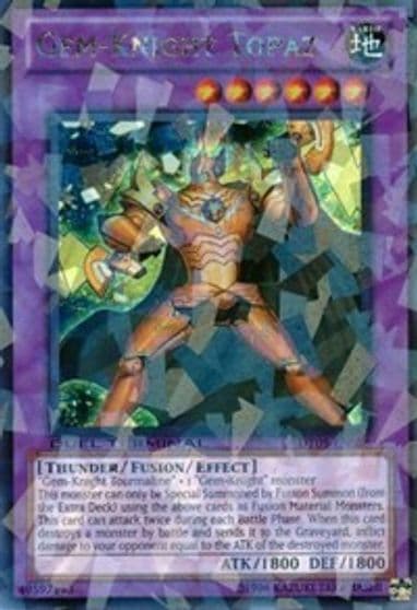 Gem Knight Topaz Duel Terminal 5 Yu-Gi-Oh! card