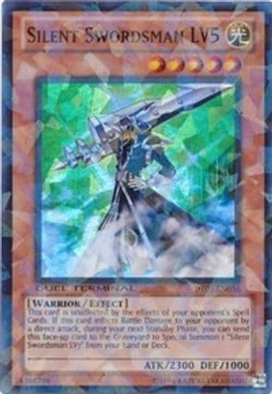 Silent Swordsman LV5 Duel Terminal 5 Yu-Gi-Oh! card