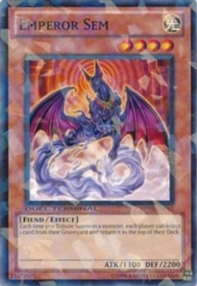 Emperor Sem Duel Terminal 5 Yu-Gi-Oh! card