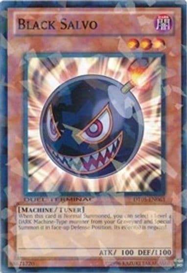 Black Salvo Duel Terminal 5 Yu-Gi-Oh! card