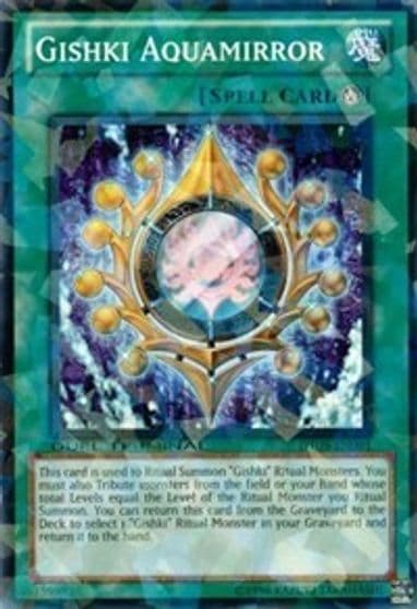 Gishki Aquamirror Duel Terminal 5 Yu-Gi-Oh! card