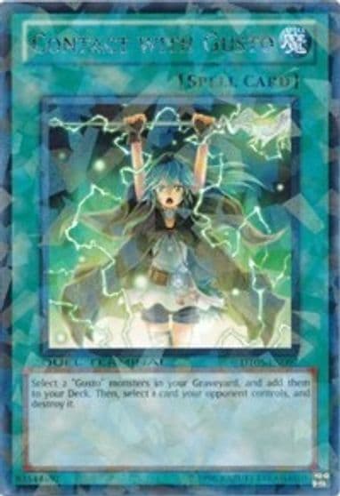 Contact with Gusto Duel Terminal 5 Yu-Gi-Oh! card