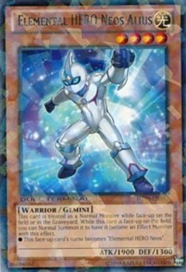 Elemental Hero Neos Alius Duel Terminal 6 Yu-Gi-Oh! card