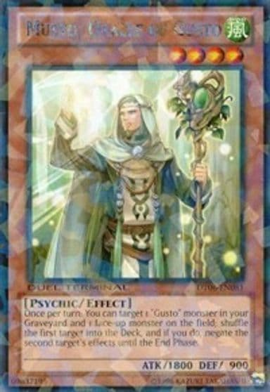 Musto Oracle of Gusto Duel Terminal 6 Yu-Gi-Oh! card