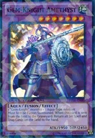 Gem Knight Amethyst Duel Terminal 6 Yu-Gi-Oh! card