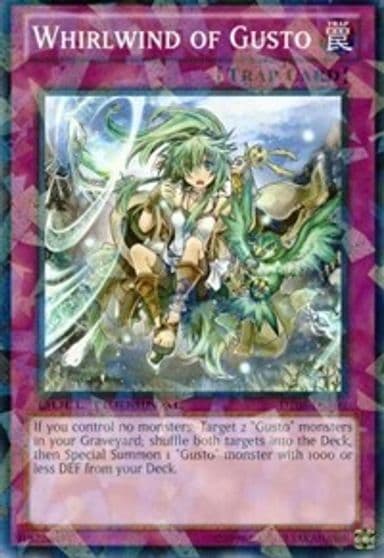 Whirlwind of Gusto Duel Terminal 6 Yu-Gi-Oh! card